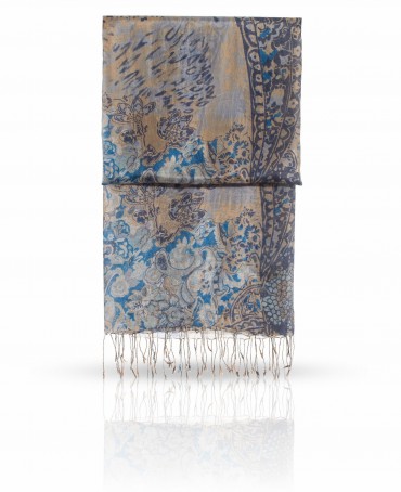 Палантин Женский S-PAISLEY.ANIMAL/GREY